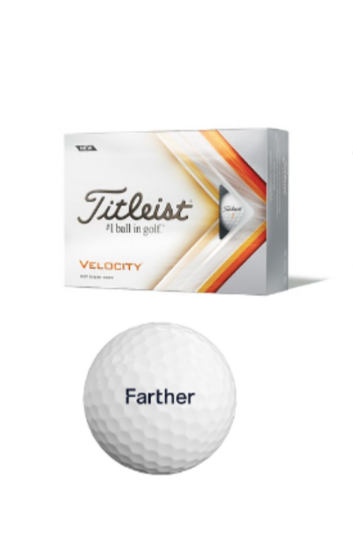 Titleist Velocity Golf balls (1 sleeve - 3 balls)