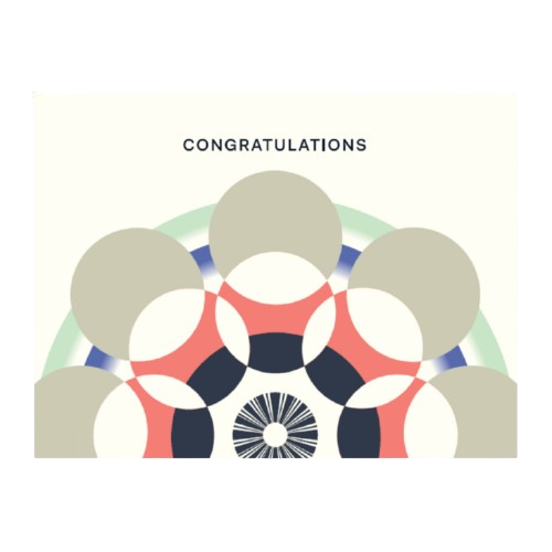 1pc-Congratulations notecard