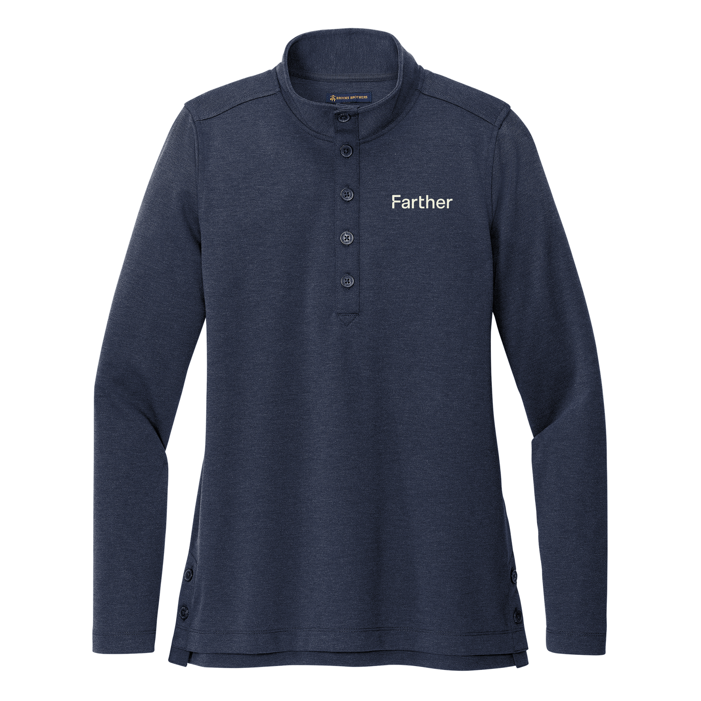 Women's Brooks Brothers® Mid-Layer Stretch 1/2-Button - Navy