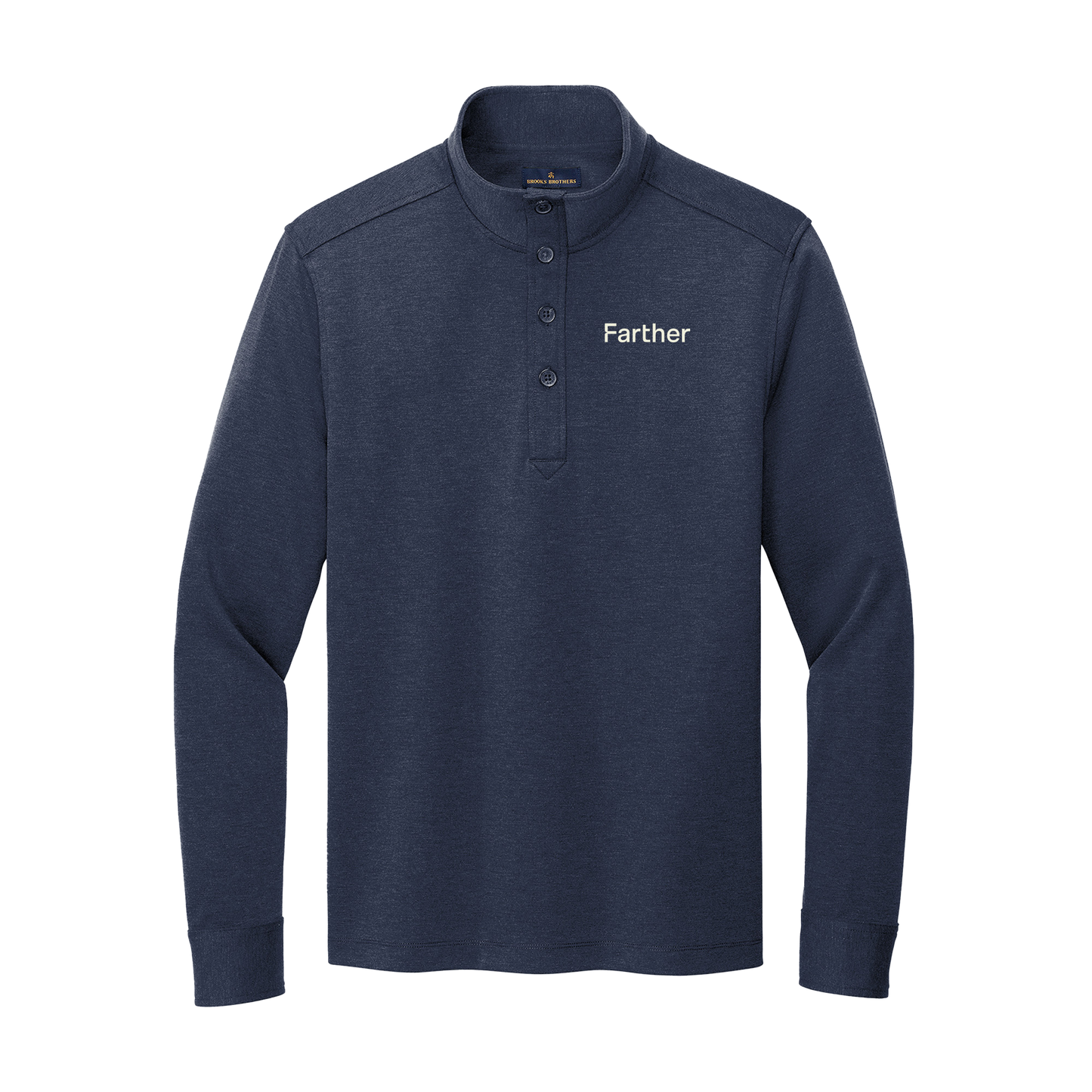 Men's Brooks Brothers® Mid-Layer Stretch 1/2-Button - Navy